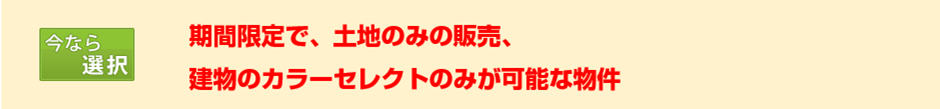 今なら選択